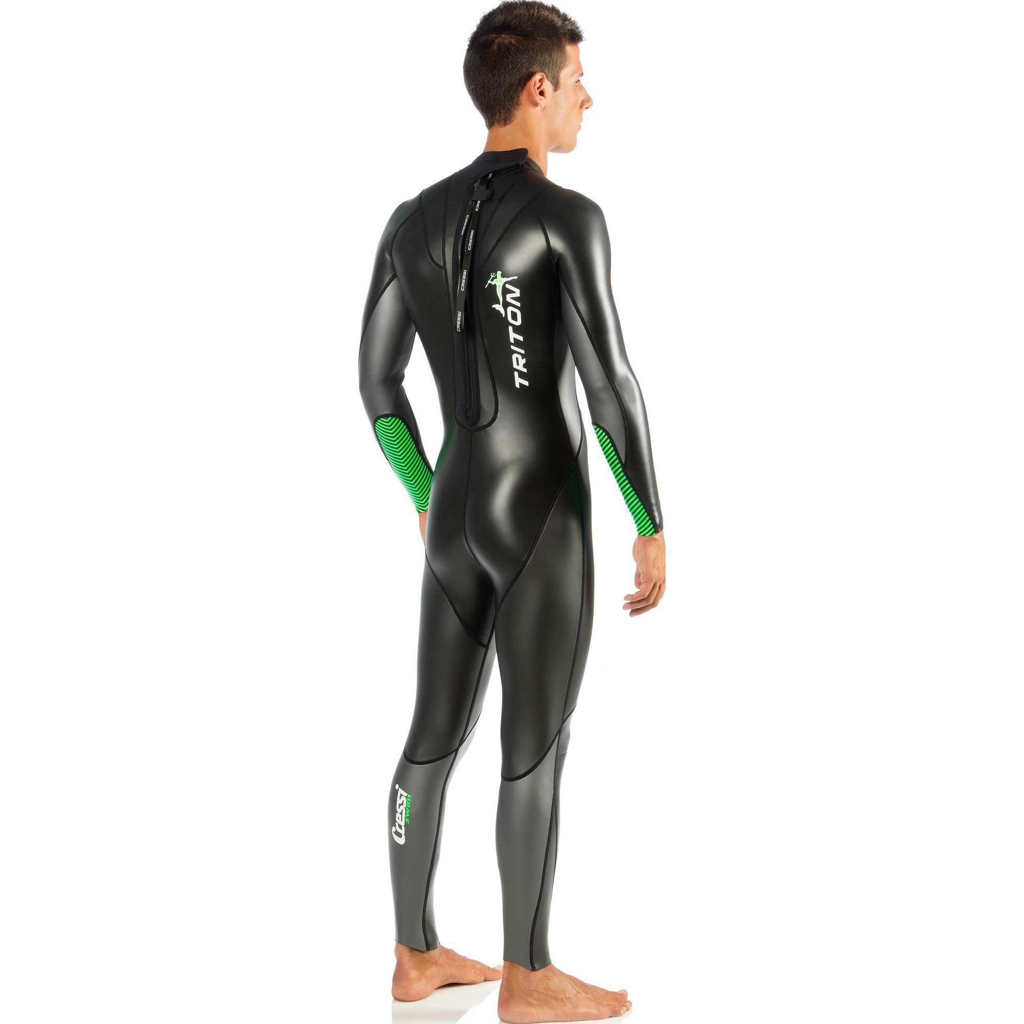 Costum de neopren pentru bărbați Cressi Triton 1.5 mm pentru triatlon