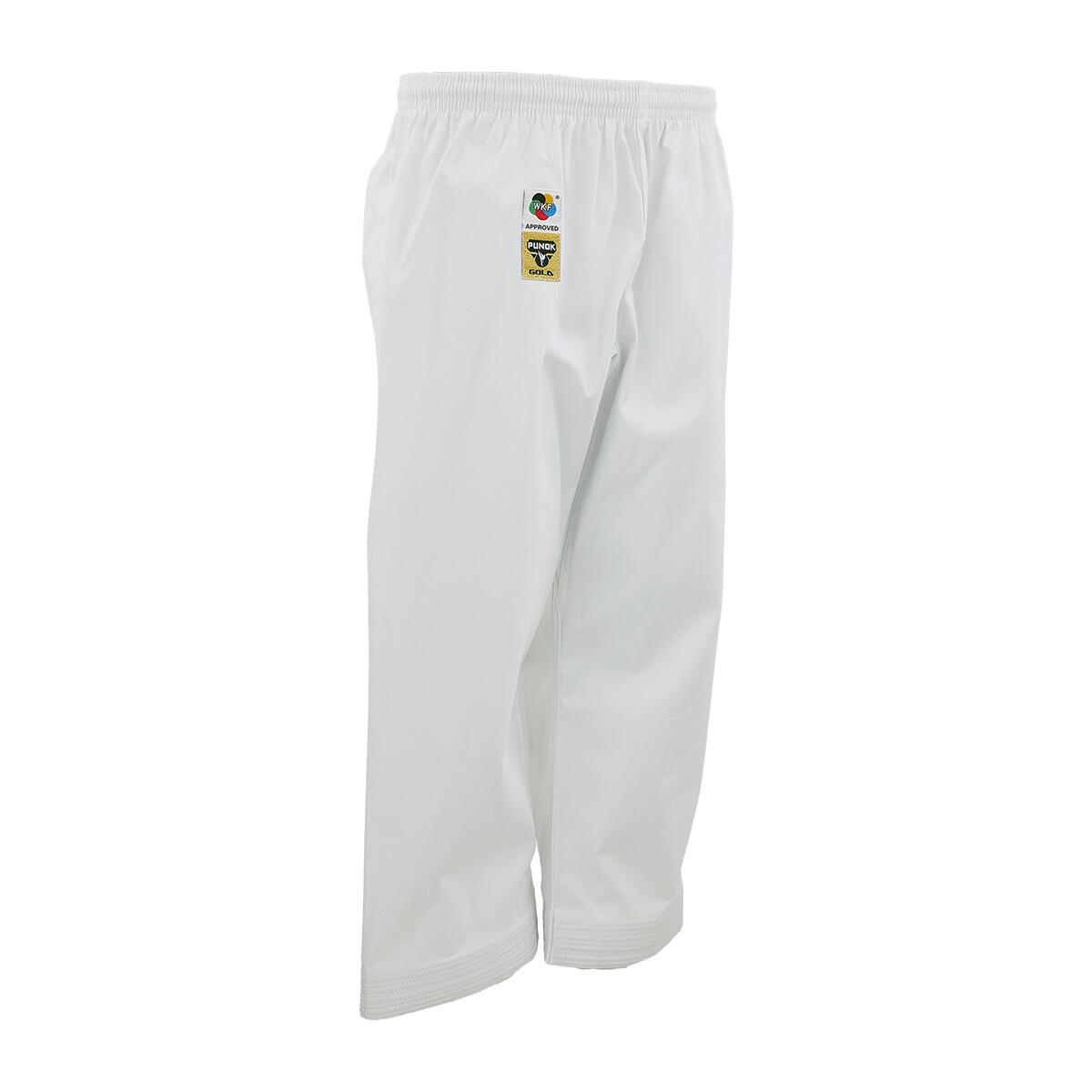 Punok Karate Wedstrijd Gi Goud Kata Uniform, 3-delige set, WKF goedgekeurd 3/4