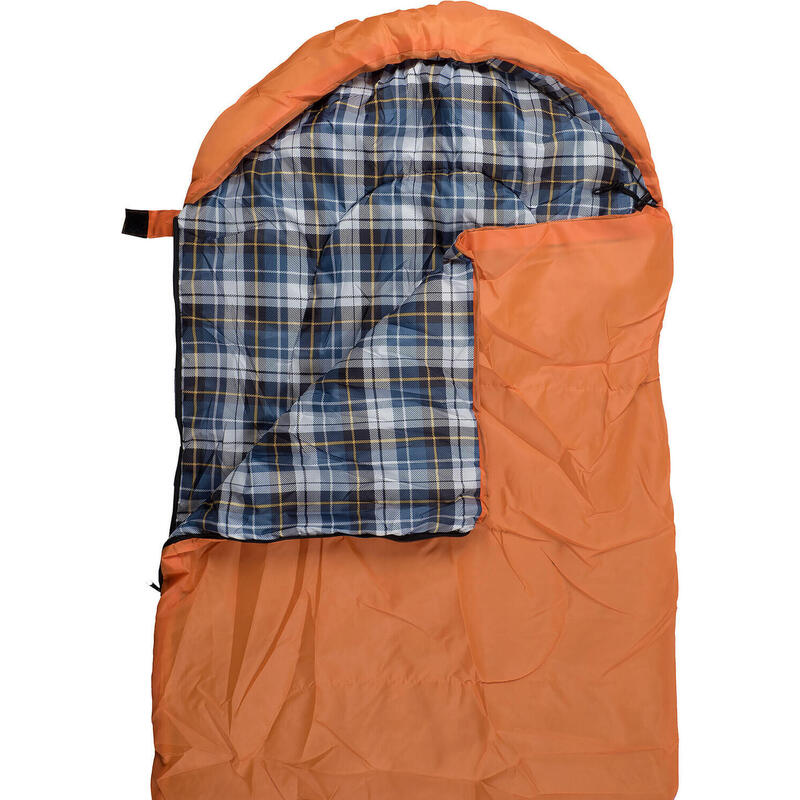 Sac de dormit plic cu gluga Nature 220x75 cm, orange