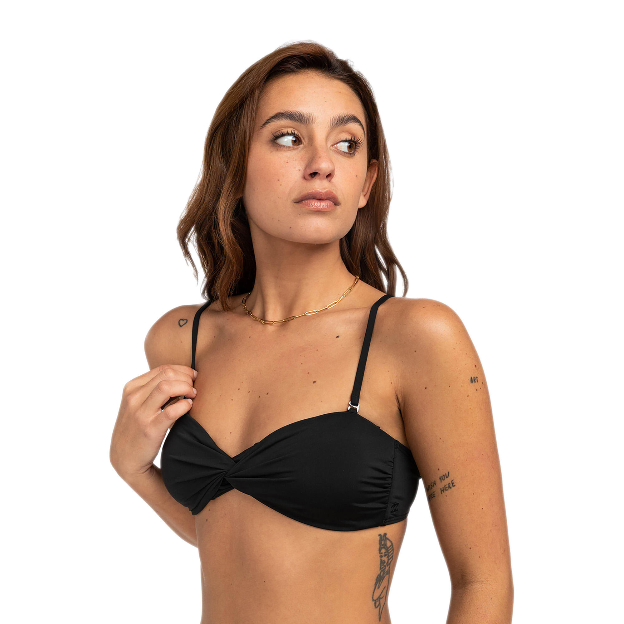 Billabong Sol Searcher - Top de maillot de bain bandeau drapé 5/5
