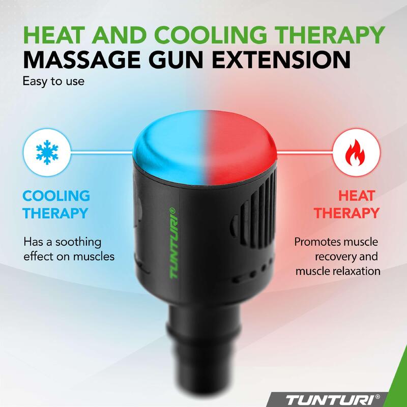 Tunturi Tête pour pistolet de massage, chauffer et refroidir