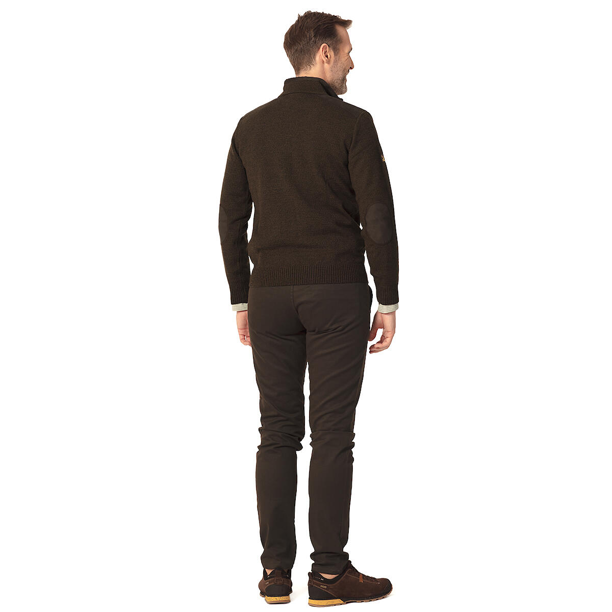 Suéter de caza para hombre con lana Tagart Thorn 2 marrón 5/5