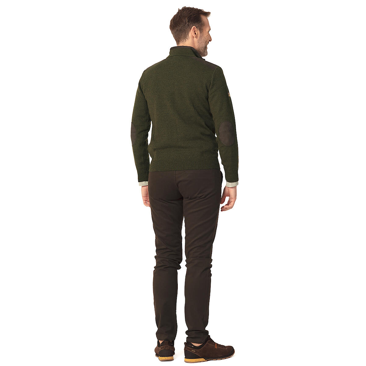 Suéter de caza para hombre con lana Tagart Thorn 2 verde 5/5