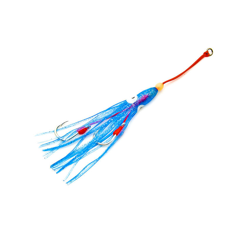 Montaje inchiku jigs JLC  pulpito M&W soft bait s-2  12 cm #1 azul