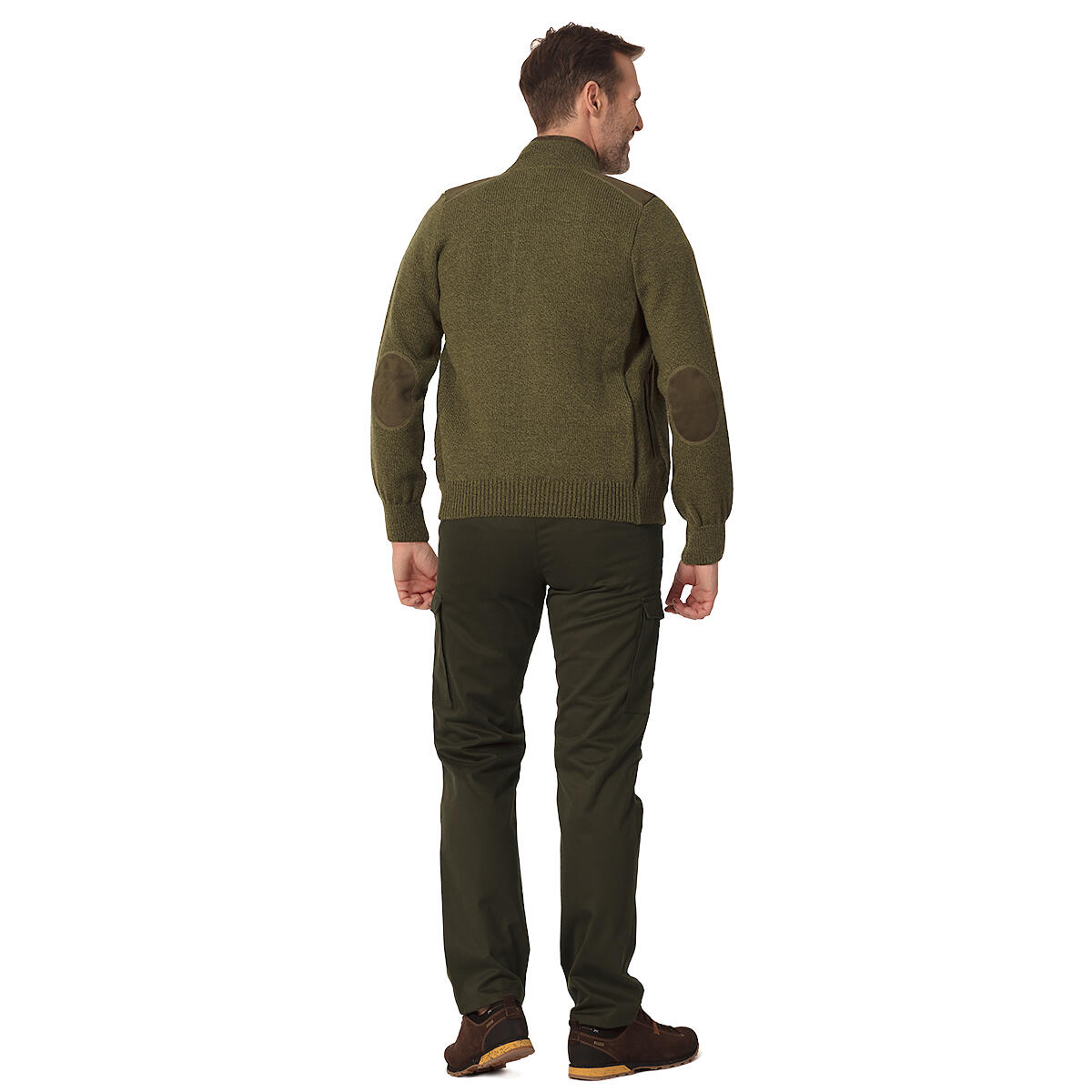 Suéter de caza para hombre con lana Tagart Goteborg verde 5/5