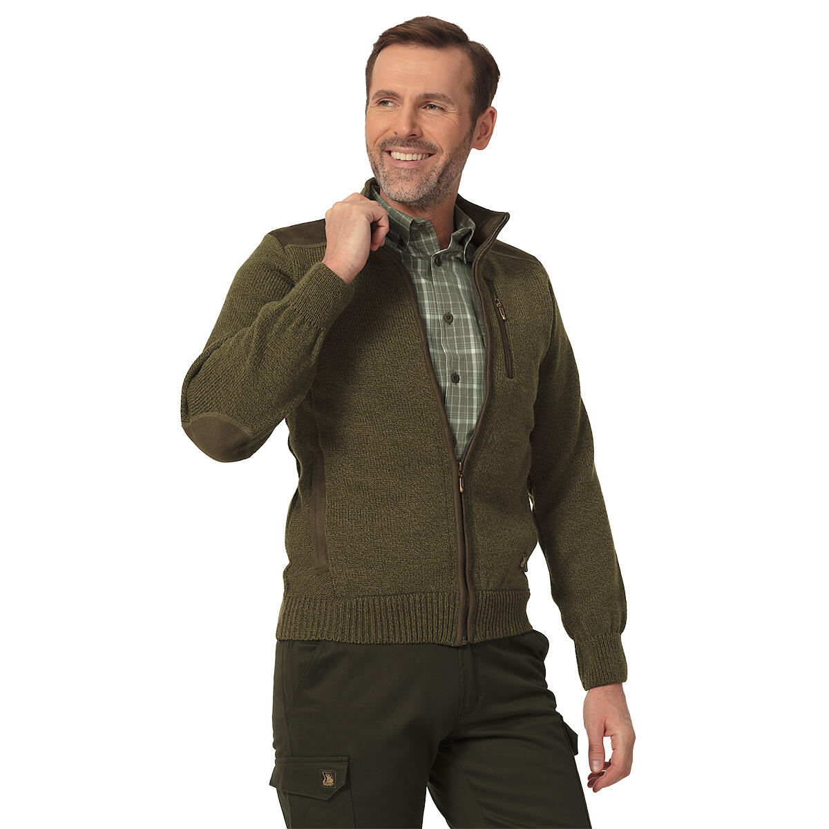 Tagart - Le Pull De Chasse Zippé Pour Homme Goteborg - Pull - Vert - S - Decathlon
