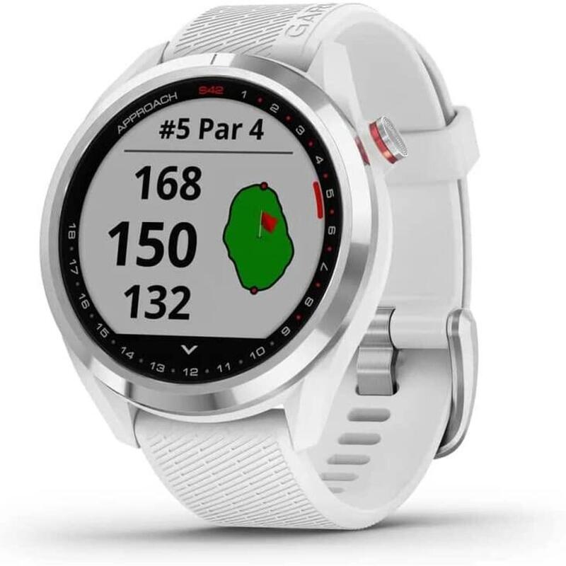 Reloj Garmin S42 Golf con GPS, Adultos Unisex, Blanco