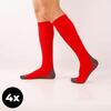 Chaussettes de course Xtreme rouges (4-PACK)