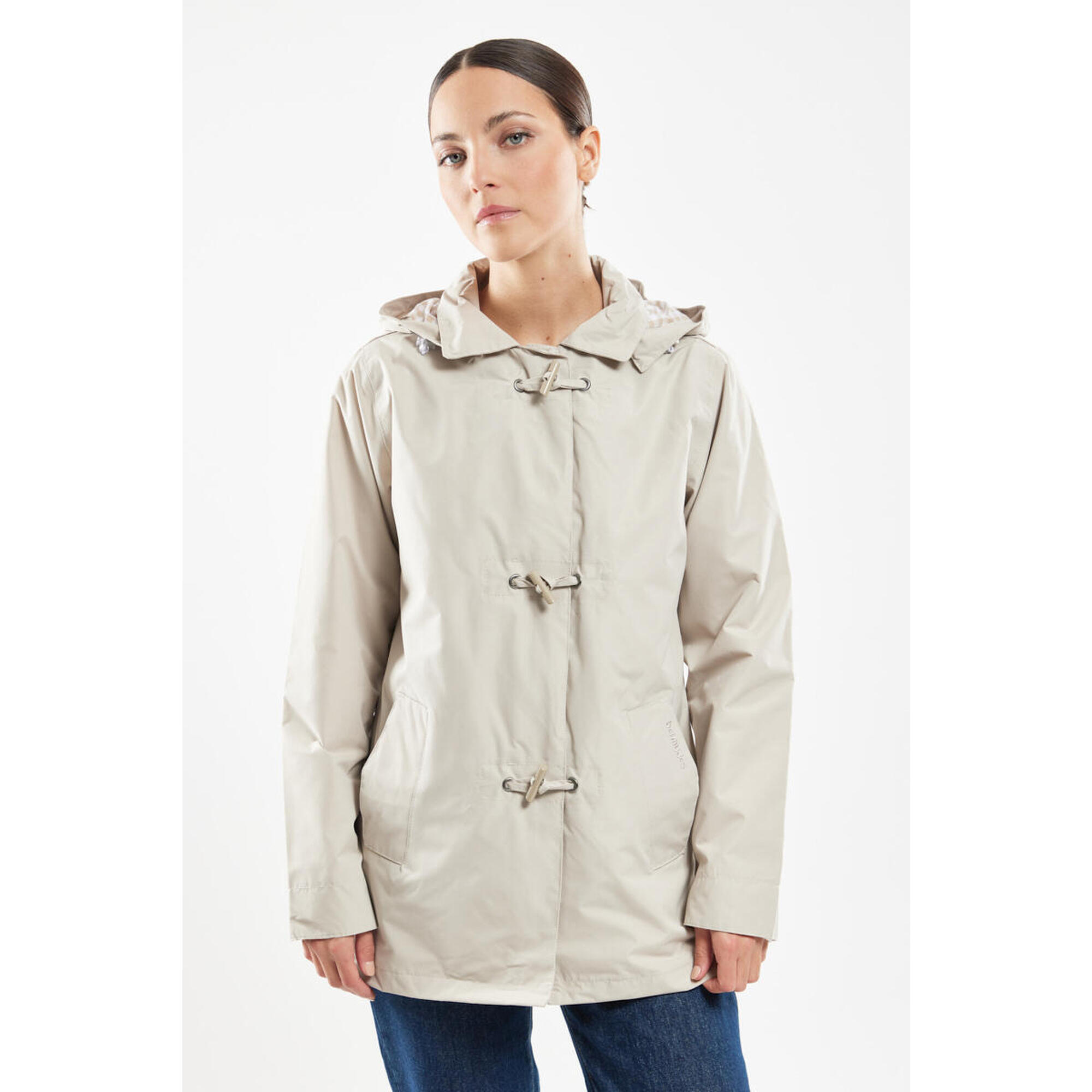 Veste de quart femme cire coupe vent femme DECATHLON