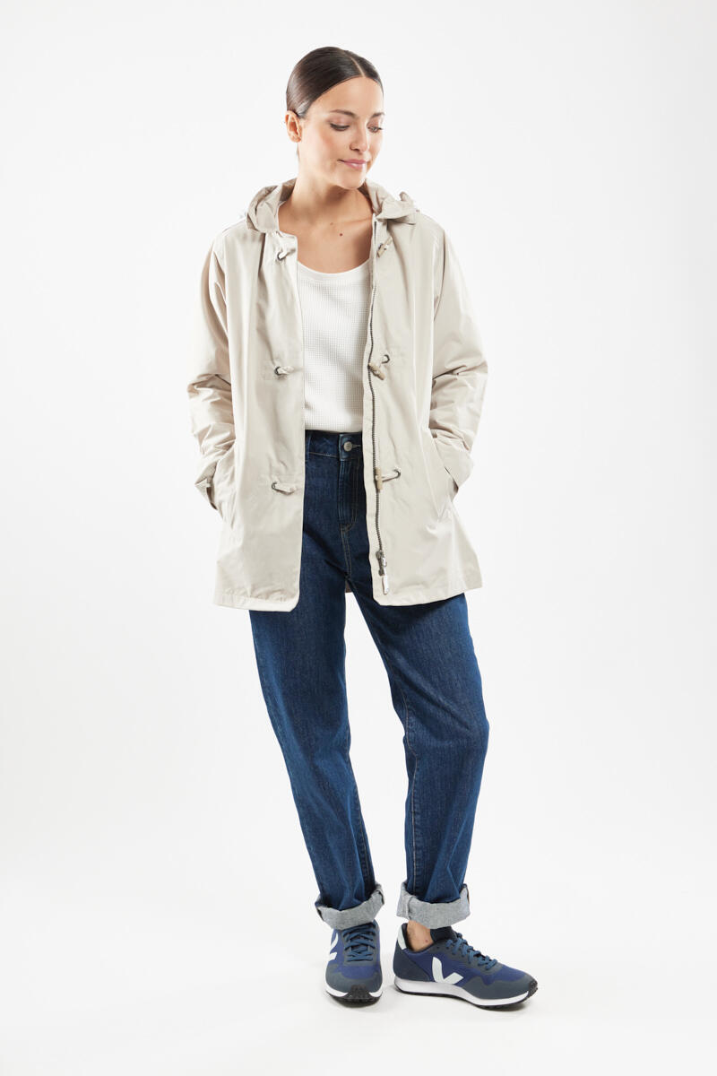 Cire marin impermeable et deperlant a capuche BABY Femme Bermudes BERMUDES Decathlon