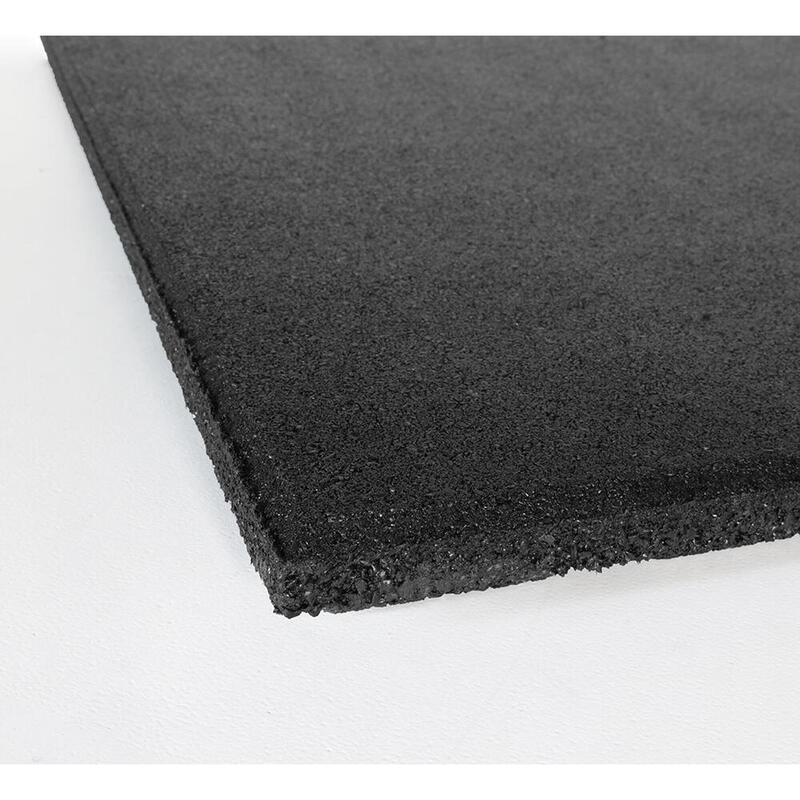 Gresie sport 100x100cm 30mm - Granulație fină - Negru