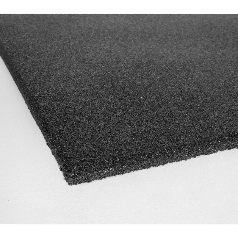 Gresie sport 100 x 100 cm - 11mm - Negru