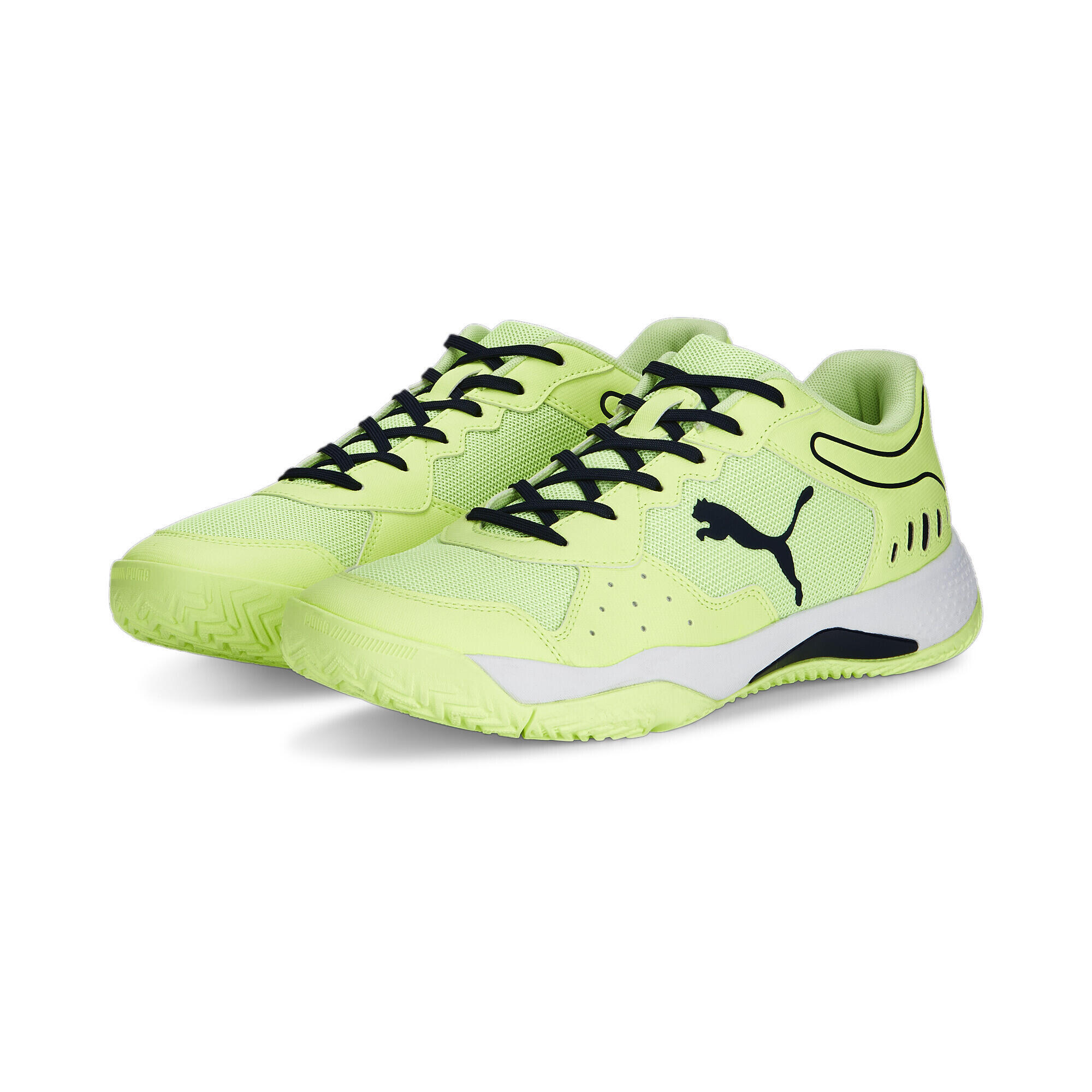 PUMA Zapatillas de pádel Solarsmash RCT PUMA Fast Yellow Navy White Blue