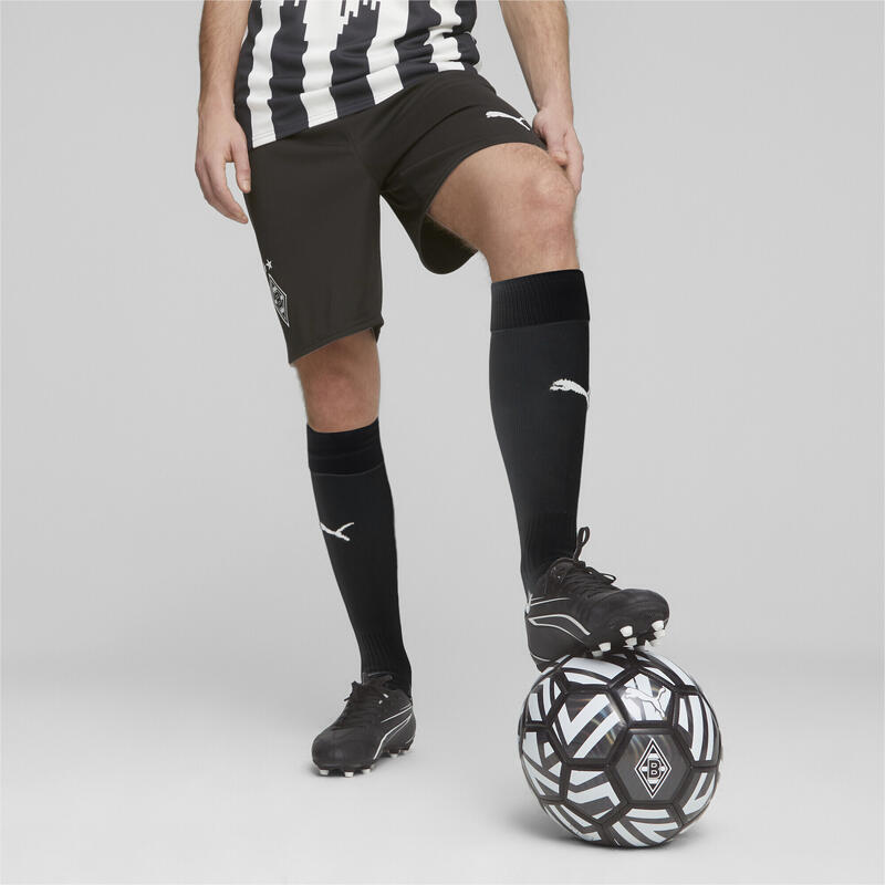 Shorts de fútbol Borussia Mönchengladbach PUMA Black White