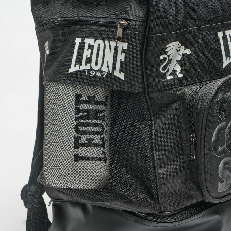 Mochila Deportiva Gimnasio Leone 1947 AMBASSADOR negro