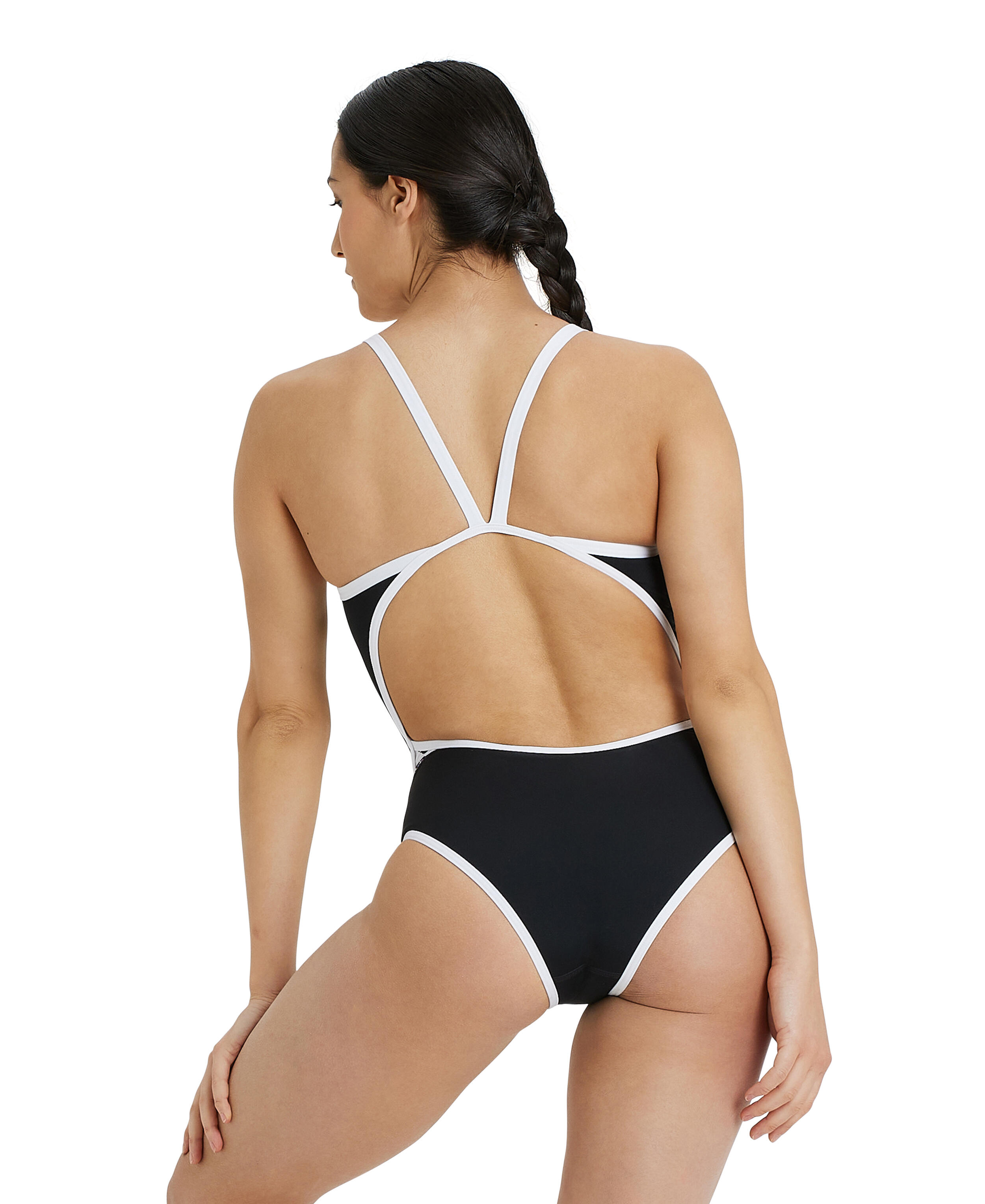 Arena Women's Icons Superfly Back Swimsuit - Black/ White 2/5