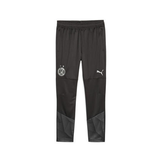 Pantalon d’entraînement 23/24 Borussia Dortmund PUMA Black Silver Metallic