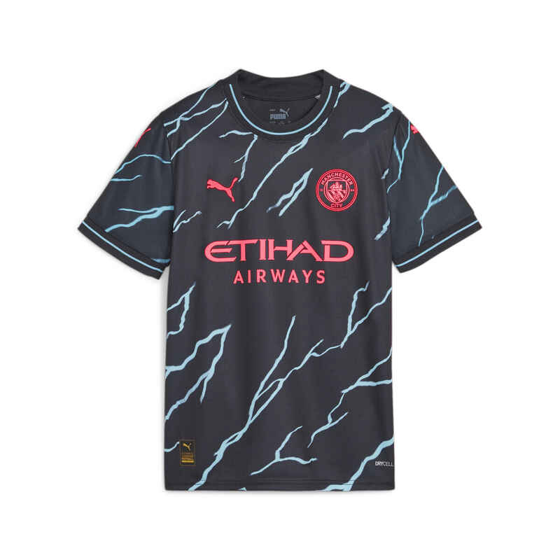 Manchester City 23/24 Ausweichtrikot Jugendliche PUMA Dark Navy Hero Blue Black