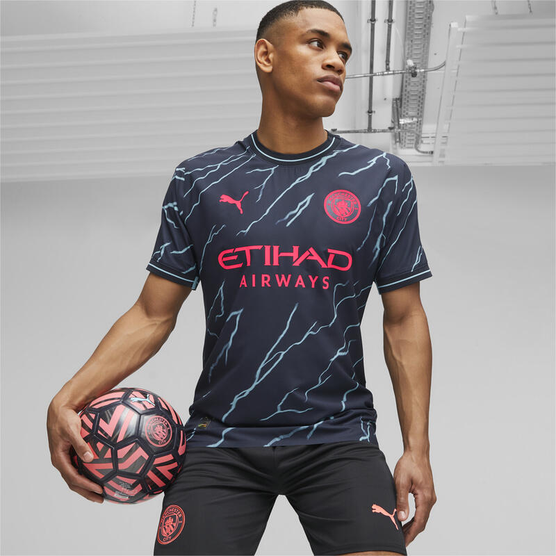 Maillot Authentic Third 23/24 Manchester City PUMA Dark Navy Hero Blue Black