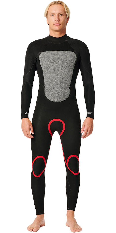 Heren zwemwetsuit Rip Curl Dawn Patrol C/Zip 3/2 mm GB 4790 3/4