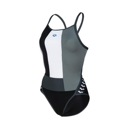 Costume intero Arena Super Fly Donna – MaxLife Eco Grigio/Nero