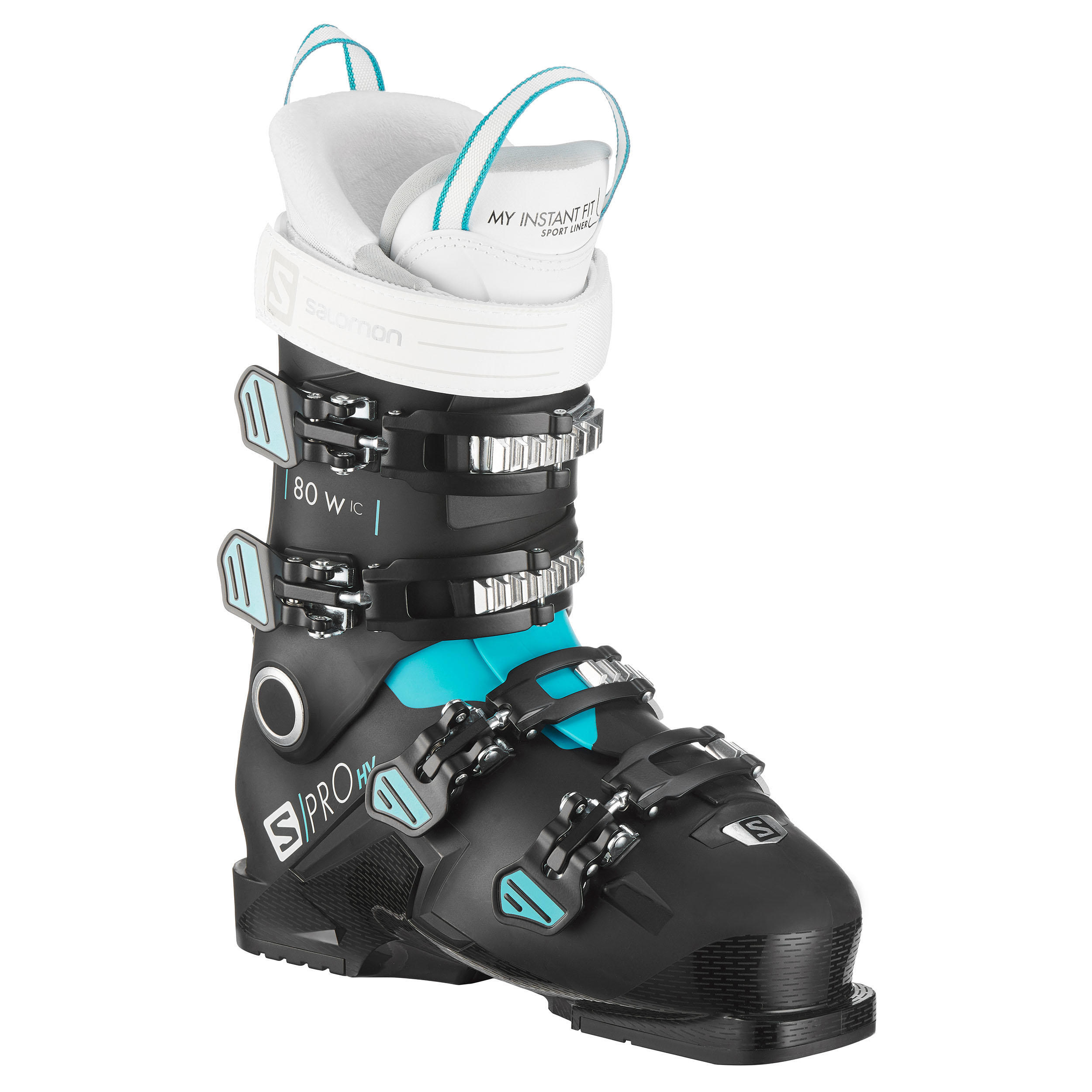 2ND LIFE - Salomon spro HV dámské černé (23cm-23,5cm) - Velmi dobrý stav - Nové 1/2