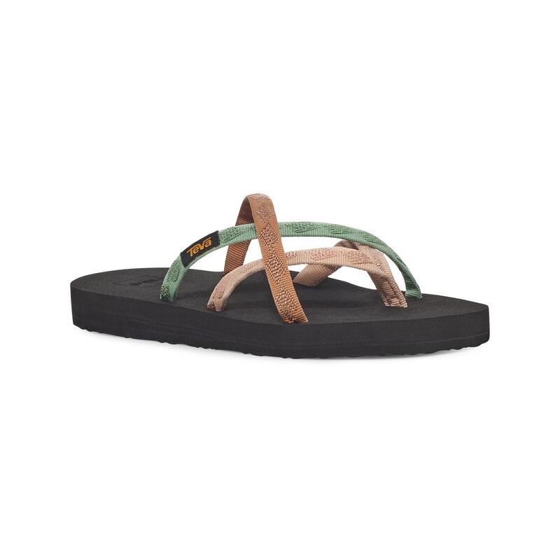 OLOWAHU WOMEN'S FLIP-FLOPS - MIXED B MAPLE SUGAR MULTI