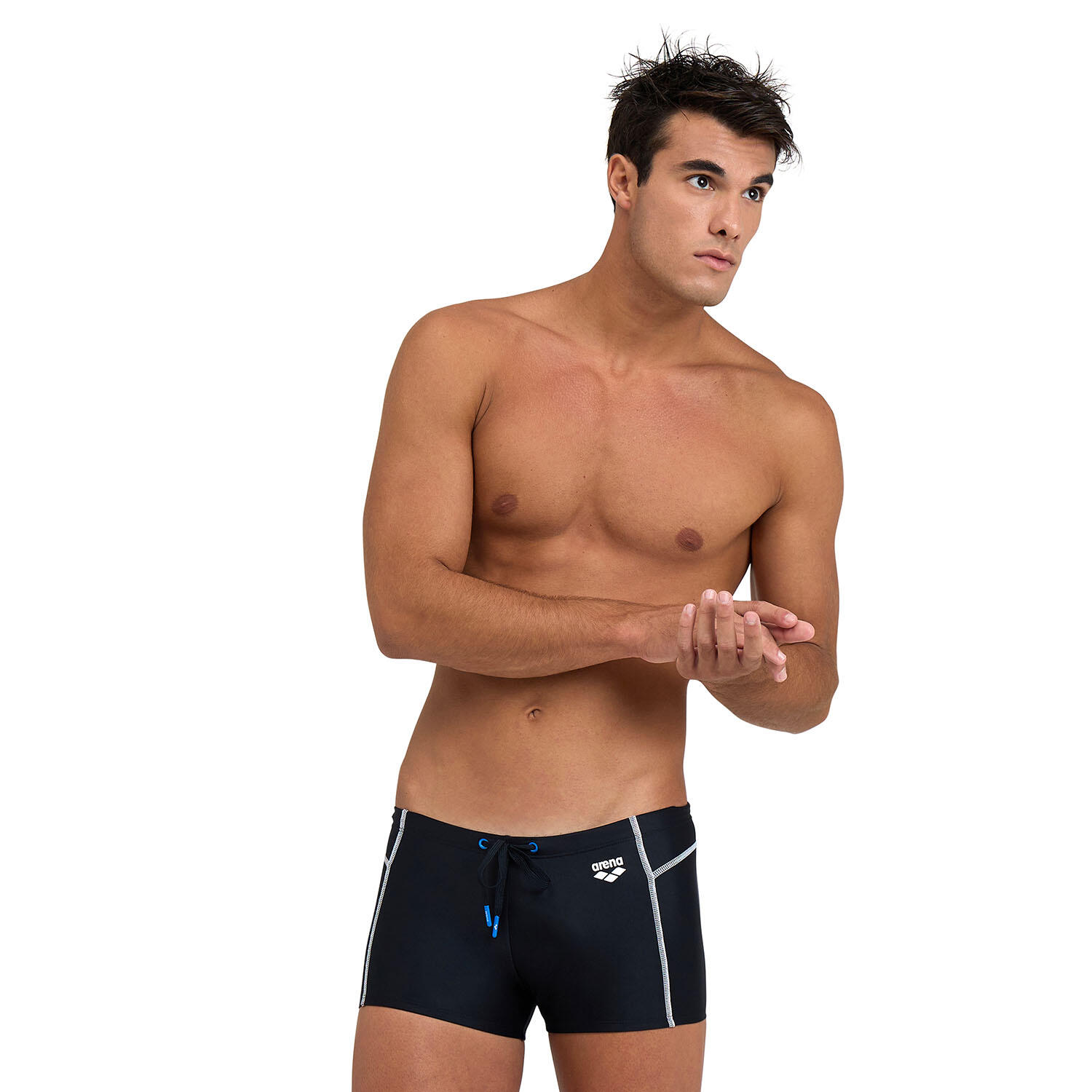 Arena - Short De Natation Homme - Swim Short - Maillot De Bain 1 Pièce - Blanc|noir - 80 - Decathlon