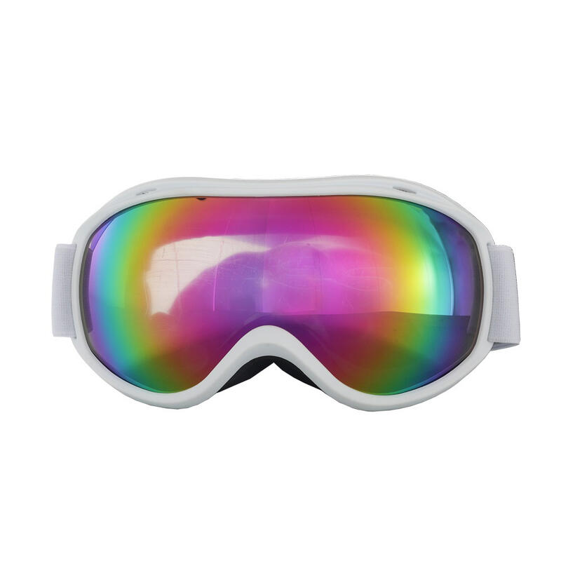 Gafas de esquí / Gafas de snowboard Blanco - Cristal de espejo rosa