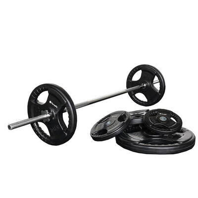 Set di manubri per l'allenamento della forza con 4 dischi da 5 kg
