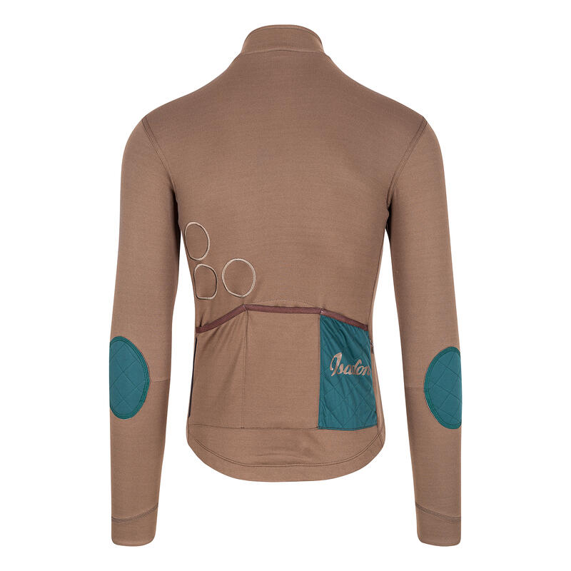 Heren wieler Shirt met lange mouwen Windblokkend Signature Shield Shiitake