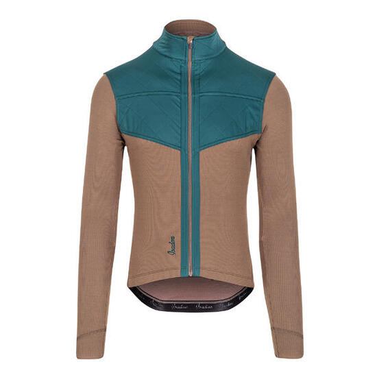 Maglia a manica lunga da ciclismo da uomo Blocco del Vento Shield Shiitake