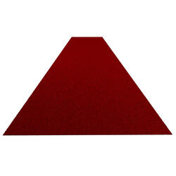Sprinttrack Uni Indoor (gazon artificiel) - 10 x 2 m - Rouge