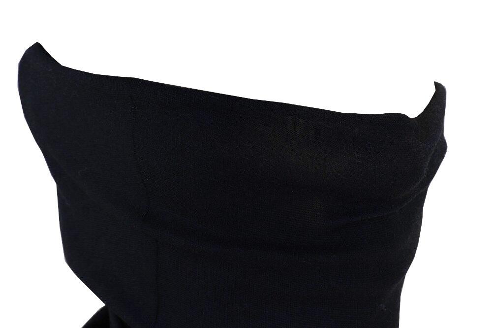 Calentador de cuello para esquí y snowboard - Microfibra - Negro 3/5