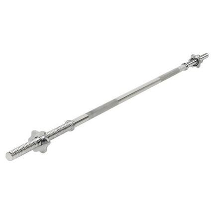 Barre d'haltères IVOL - Barre de fitness - 150 cm - Fermeture à vis