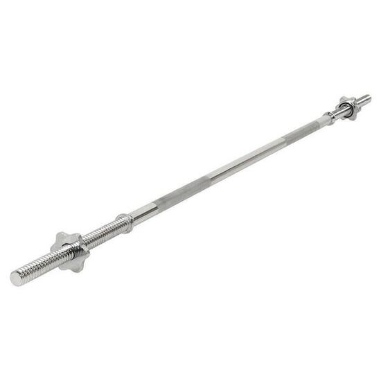 Barre d'haltères IVOL - Barre de fitness - 150 cm - Fermeture à vis