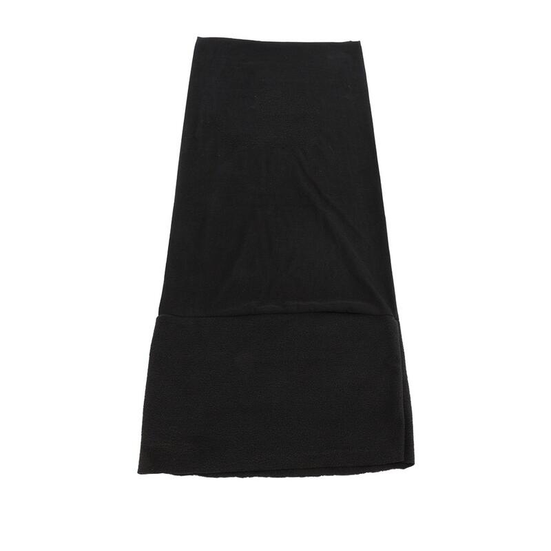 Gât de schi și snowboard - Microfibră și fleece - Negru