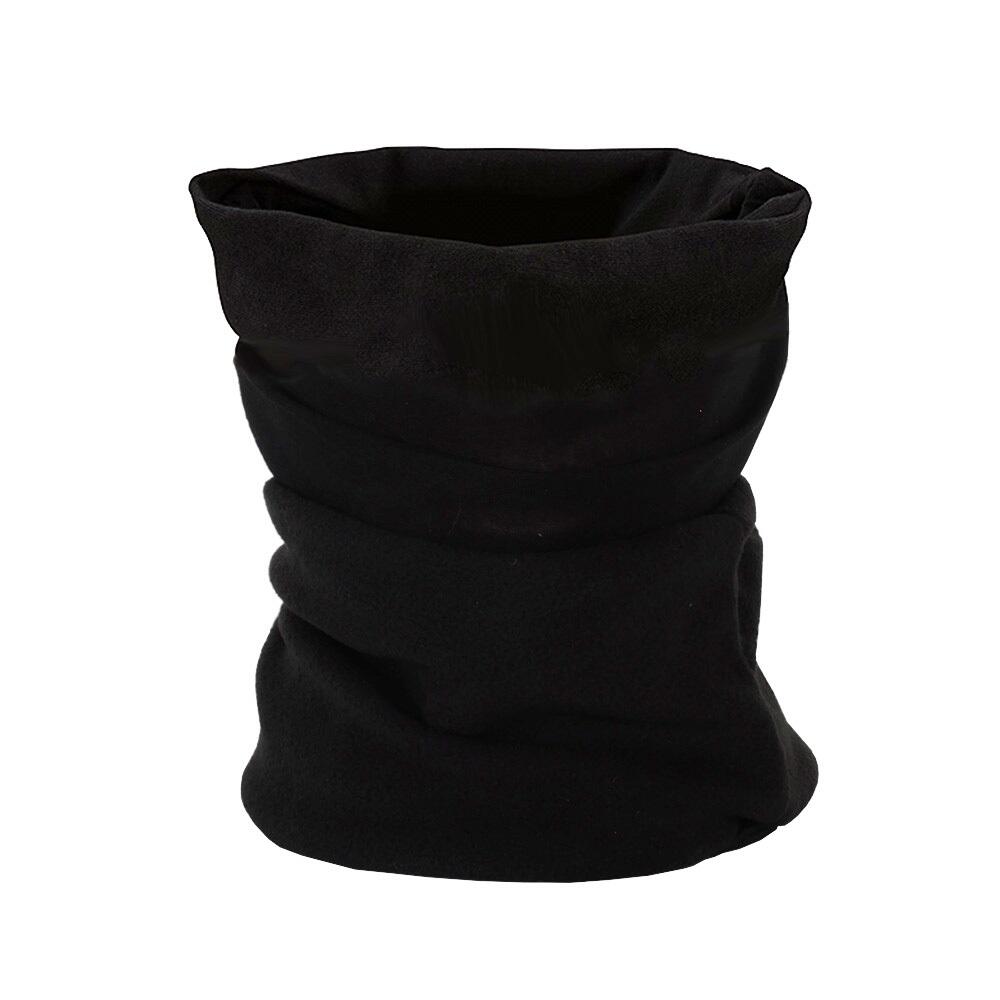 Skiing and Snowboard Neck Warmer - Microfiber and Fleece - Black