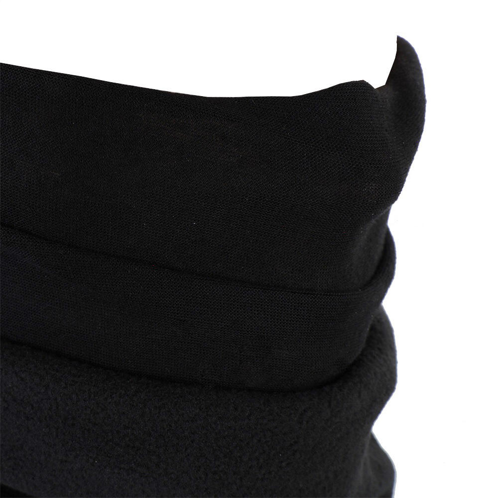 Nackenwärmer zum Skifahren und Snowboarden – Mikrofaser und Fleece – Schwarz 3/5