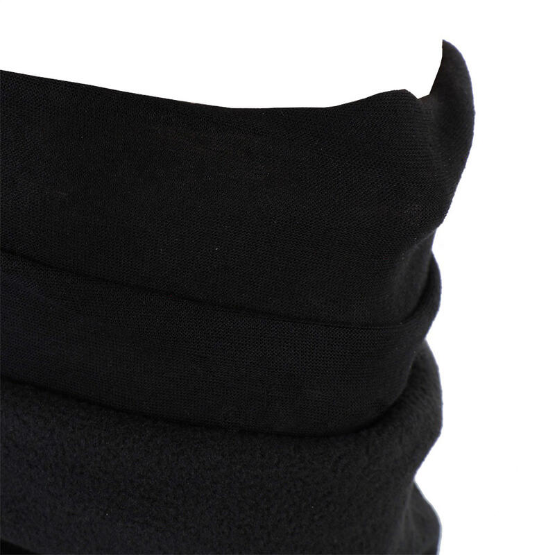 Gât de schi și snowboard - Microfibră și fleece - Negru