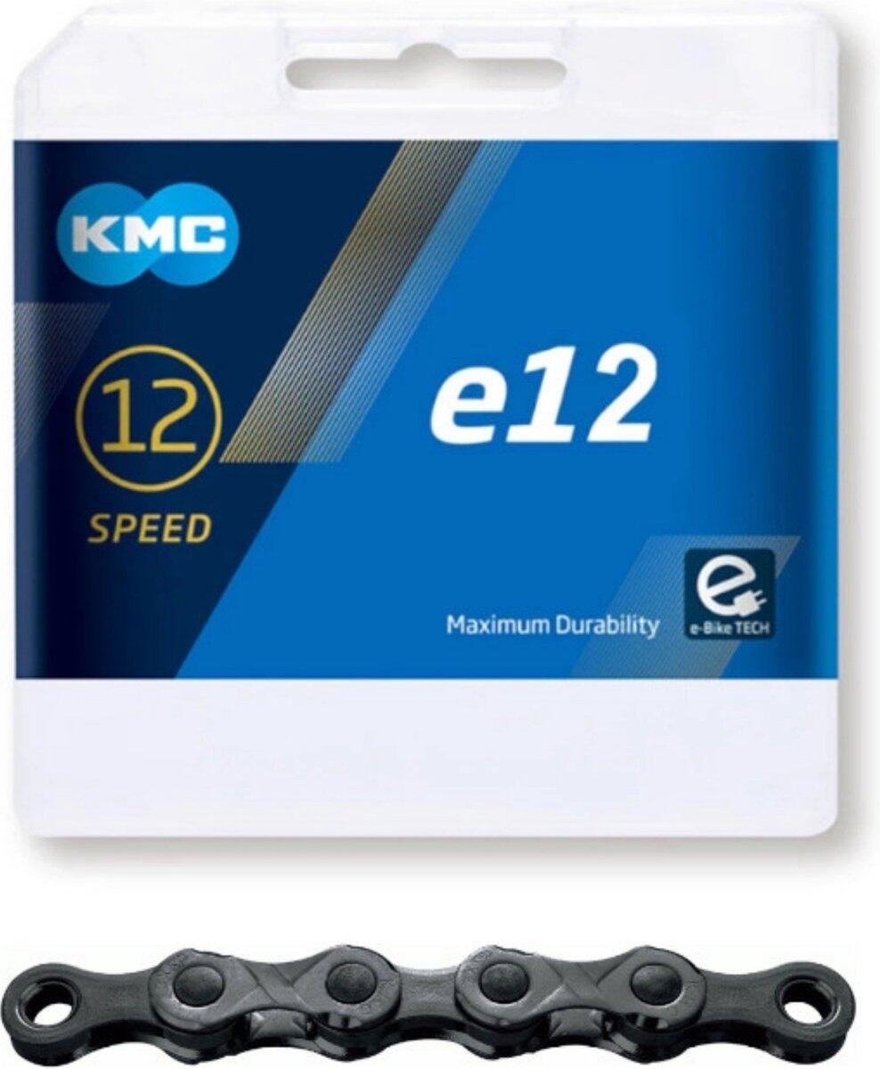 Chaîne KMC E12 Ti-n E-bike 1/2x11/128 12v 3/7