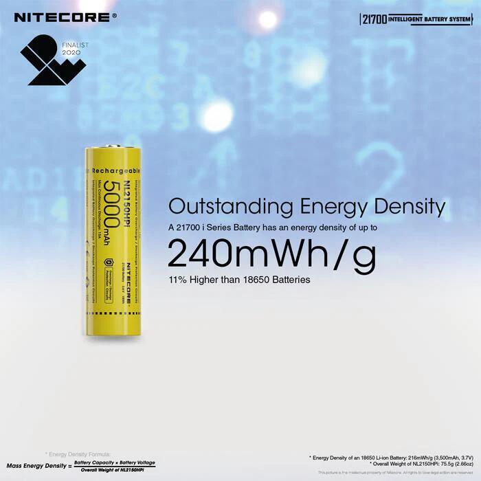 21700 Intelligent Battery System Pack (5000mAh) - Black