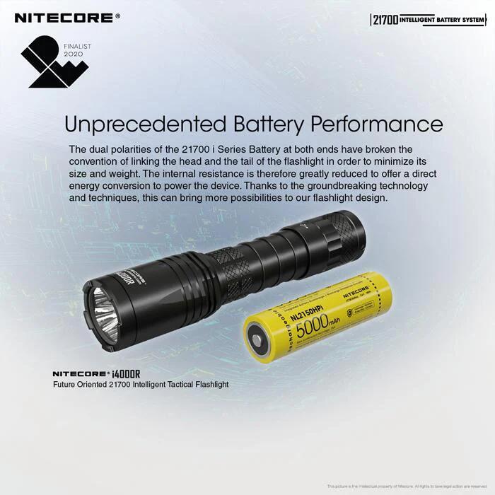 21700 Intelligent Battery System Pack (5000mAh) - Black