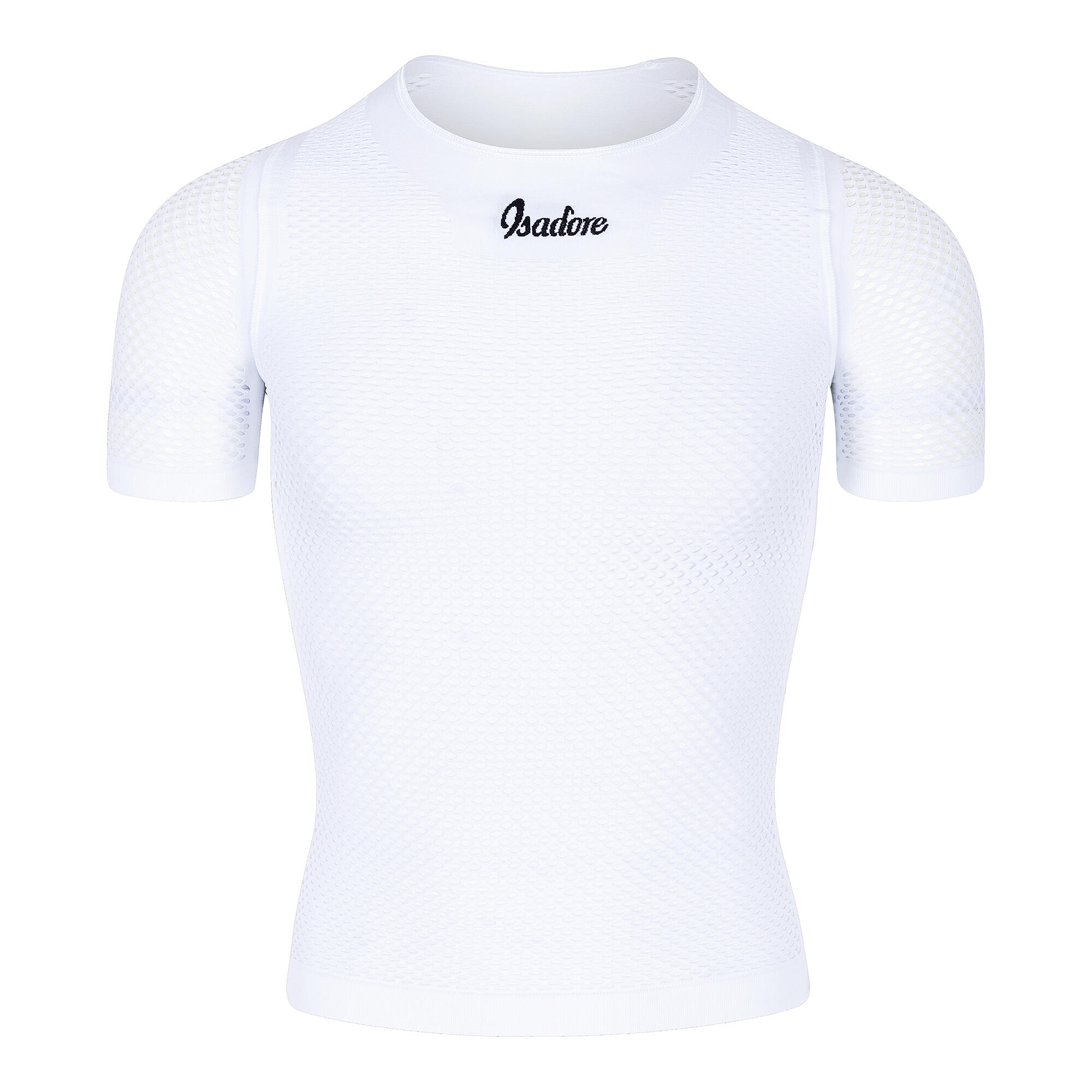 ISADORE Uniseks wieler Shirt met korte mouwen als baselayer Echelon Wit