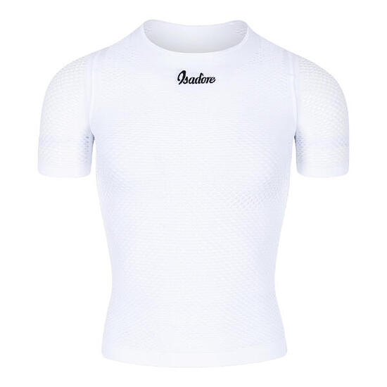 Maglia intima a maniche corte da ciclismo unisex Echelon Bianco