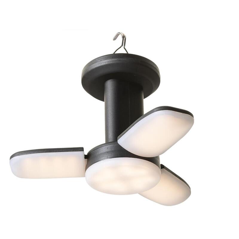Lampa kempingowa rozkładana LED Kvitnes, 400 lm, z funkcją powerbanku