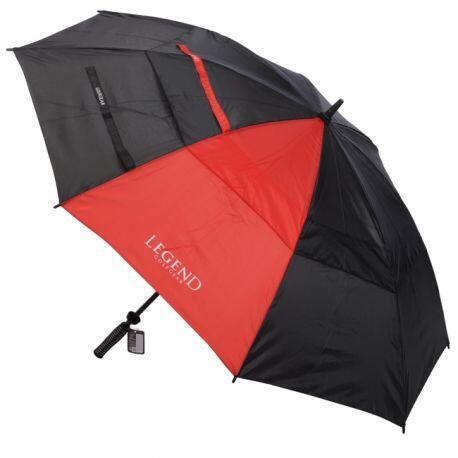 Grand parapluie de golf solide rouge