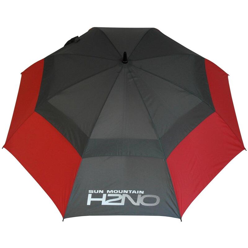 SUN MOUNTAIN Parapluie De Golf  H2NO  de golf à double auvent   Rouge