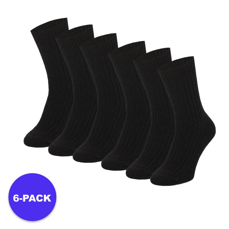 Apollo (Sports) | Chaussettes de travail norvégiennes | Noir | 43/46 | 6-Pack