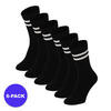 Apollo (Sports) | Chaussettes de sport Fashion | Noir | Taille 42/47 | 6-Pack